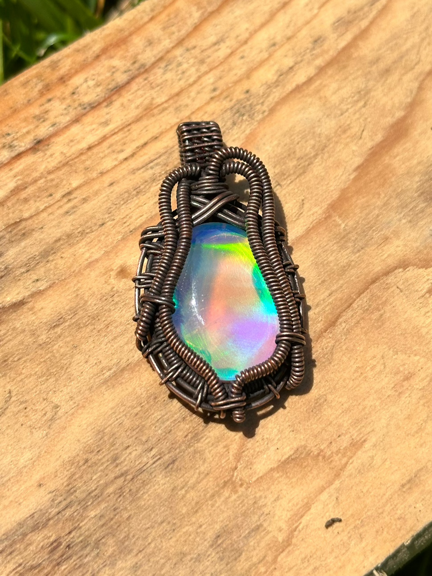 Northern Lights "Opal" Pendant