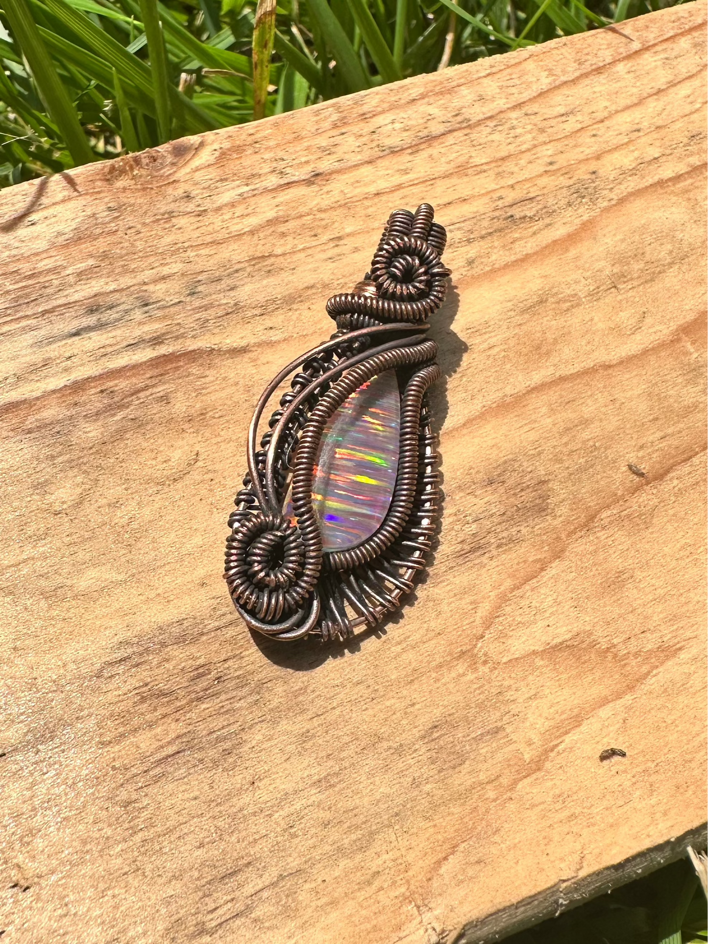Northern Lights "Opal" Pendant