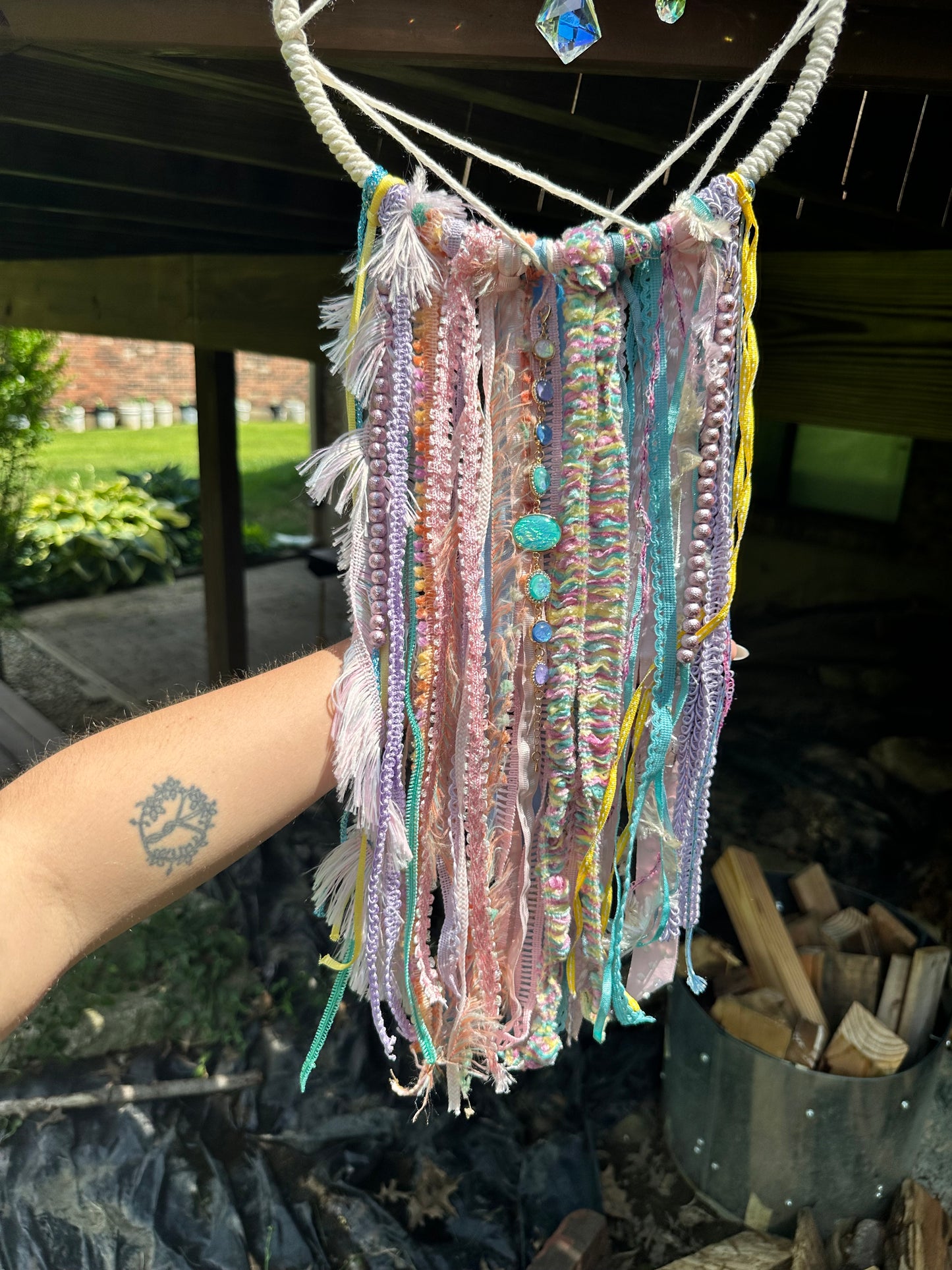 ‘Cotton Candy Clouds’ Dreamcatcher