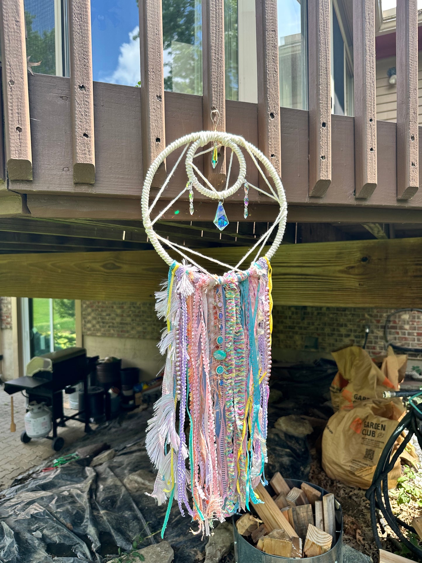 ‘Cotton Candy Clouds’ Dreamcatcher