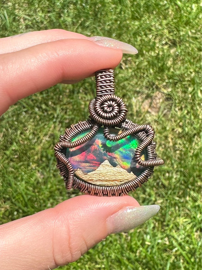 Northern Lights "Opal" Pendant