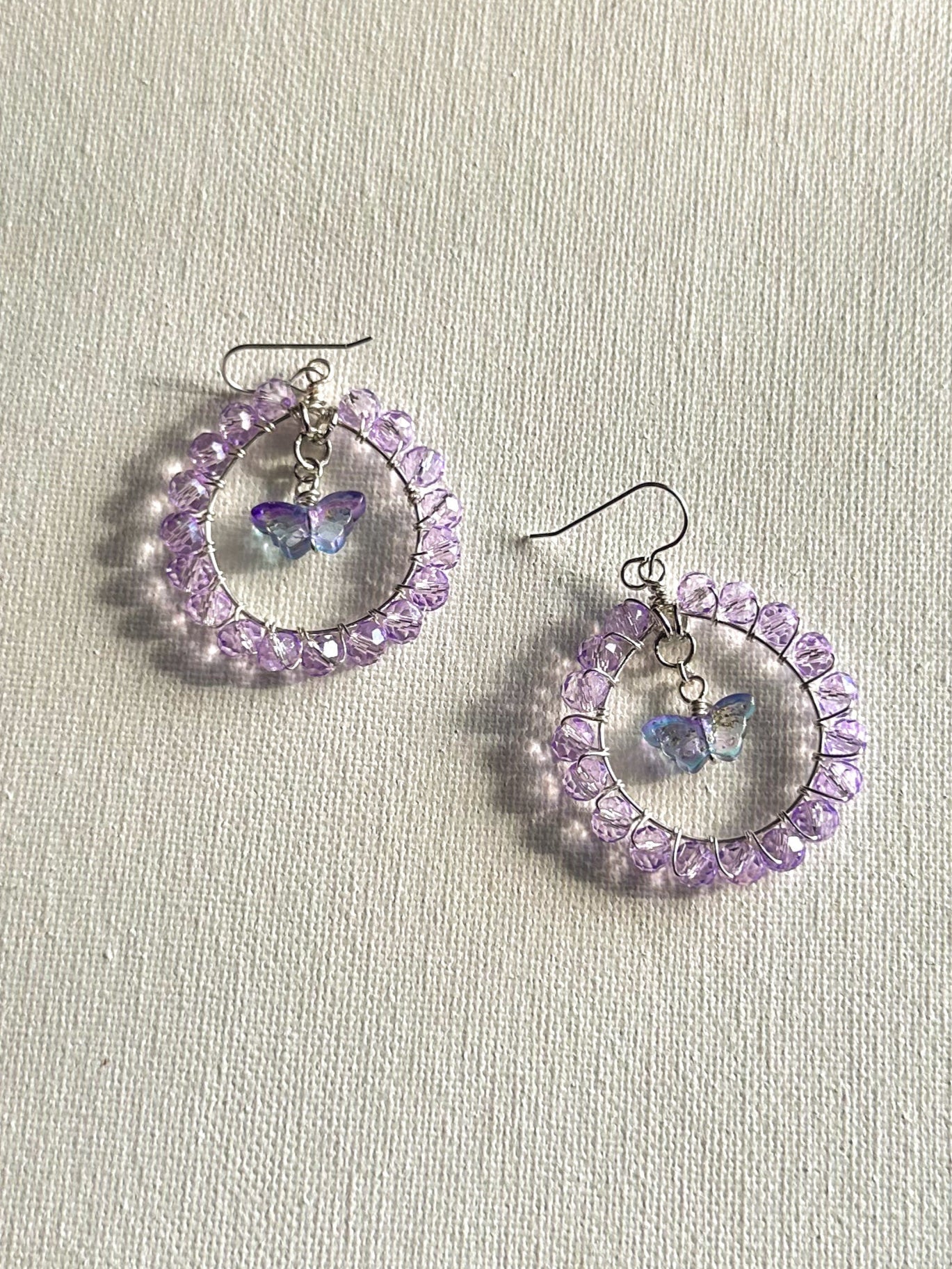"Angelic Butterfly" Dangle Earrings