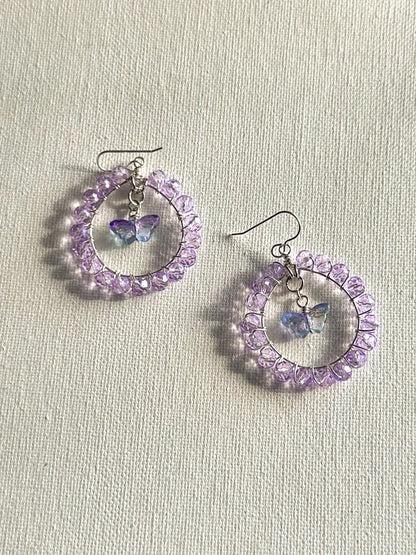 "Angelic Butterfly" Dangle Earrings