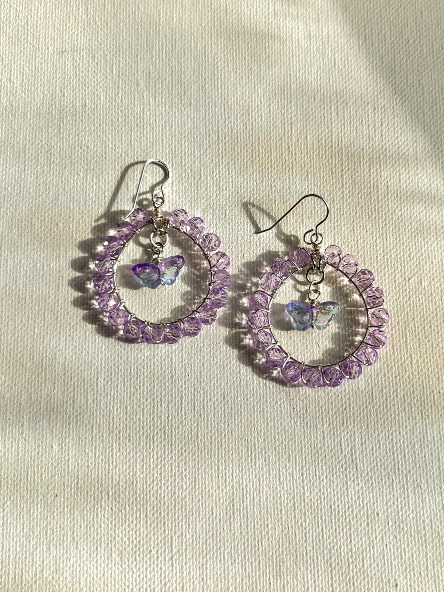 "Angelic Butterfly" Dangle Earrings