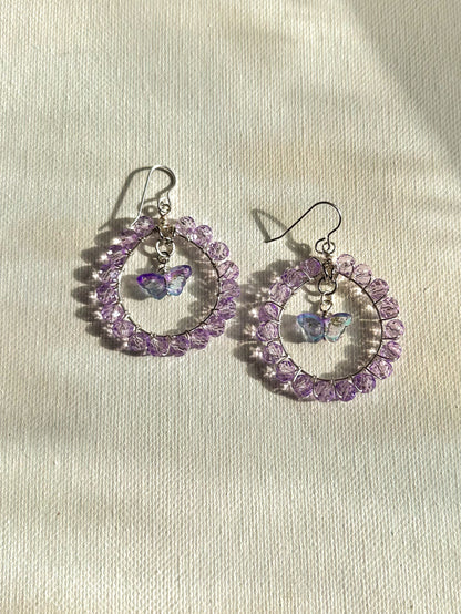 "Angelic Butterfly" Dangle Earrings